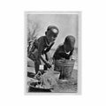 guinee conakry la lessive des petits enfants ed cogex 2724 Vintage A4 Photo Print