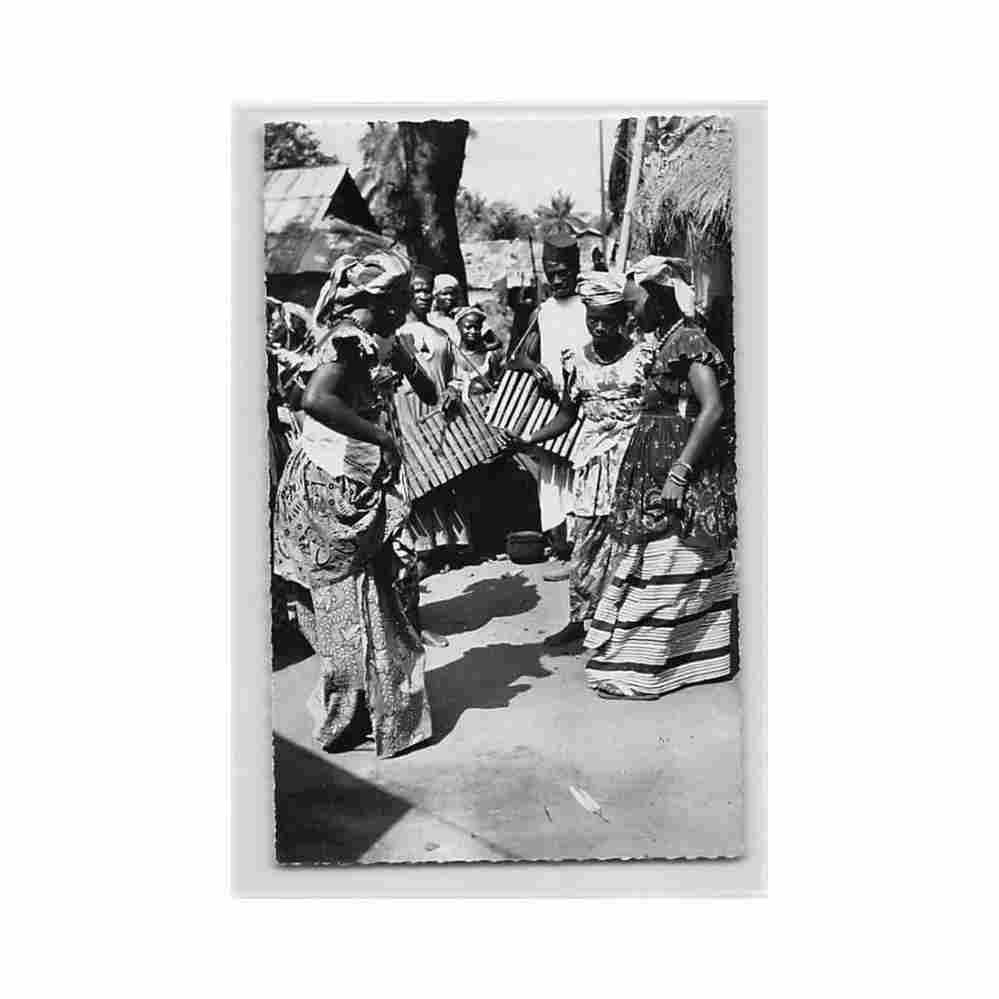 guinee conakry musique et danses ed cogex 2129 Vintage A4 Photo Print