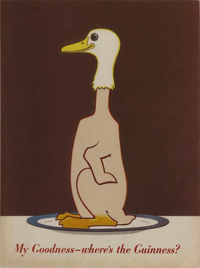 guinness goose Vintage Advert A4 Photo Print