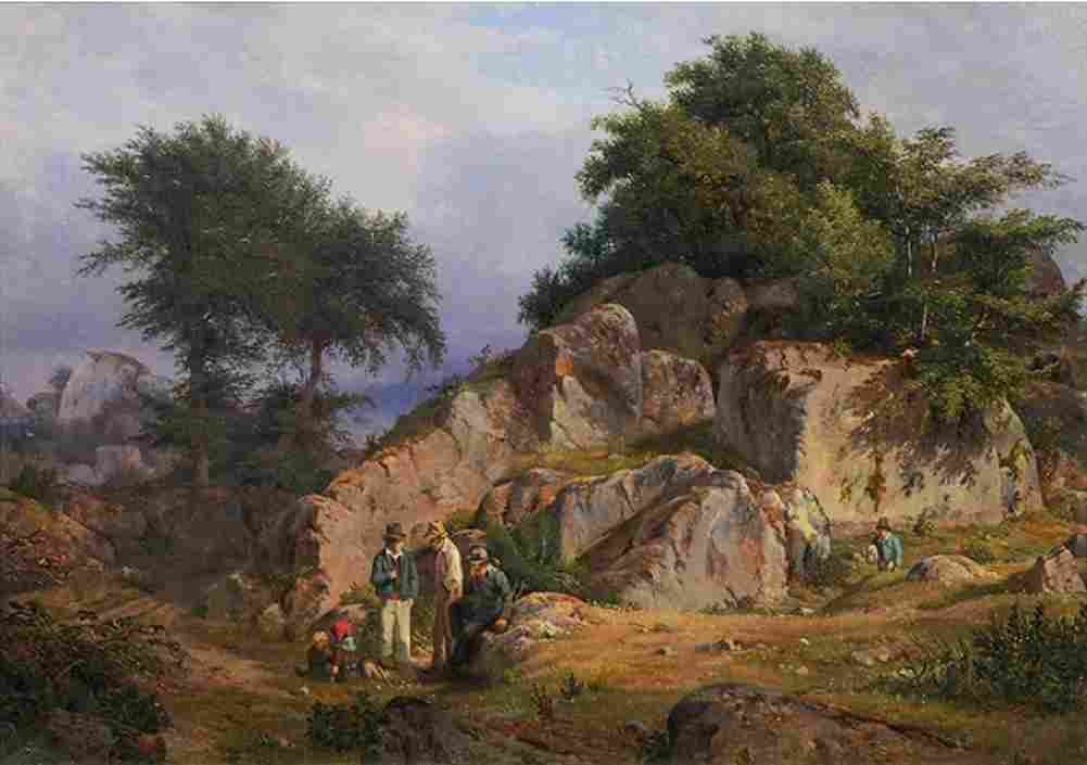 gurlitt landscape near blekingen evening Art A4 Photo Print