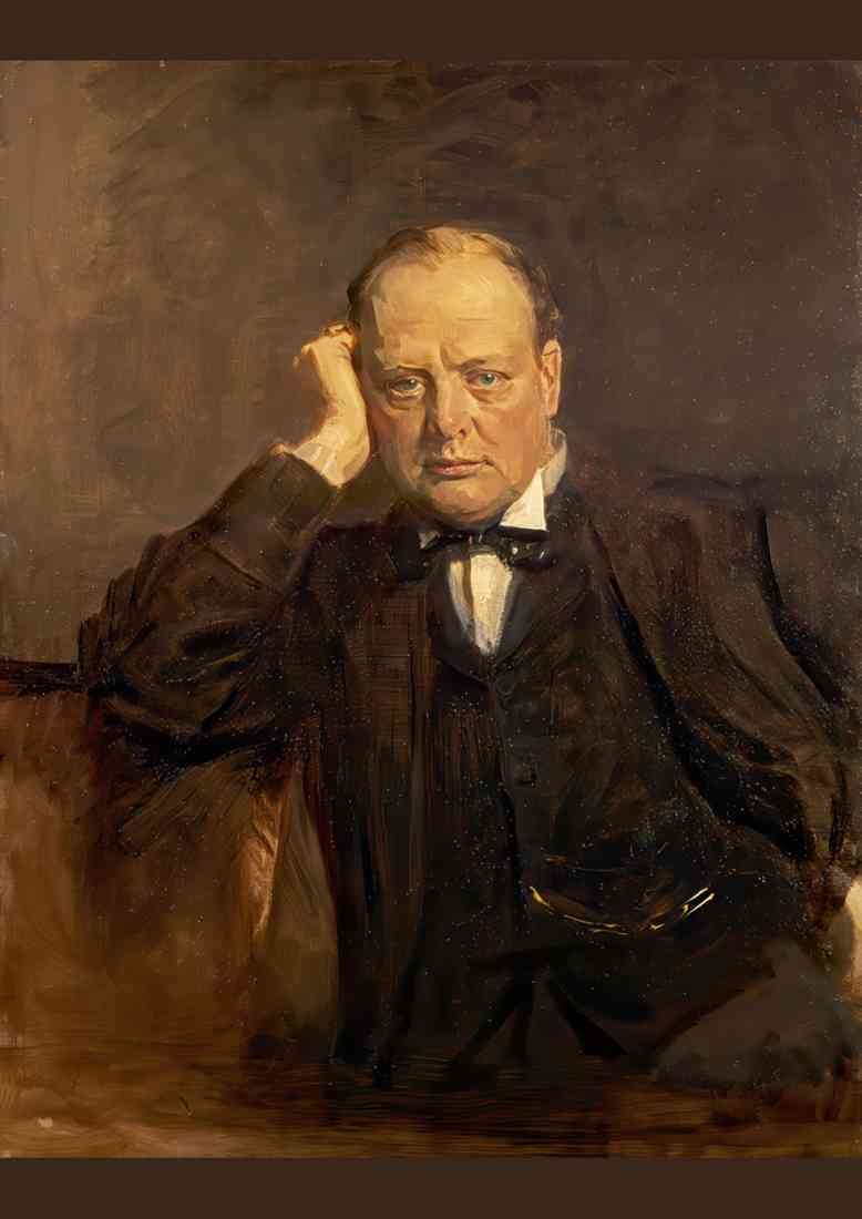 guthrie Sir Winston Churchill A4 Photo Print