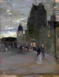 guthrie Street in Oban Night Art A4 Photo Print