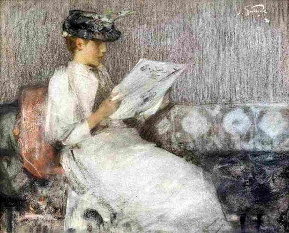 guthrie The Morning Paper Art A4 Photo Print