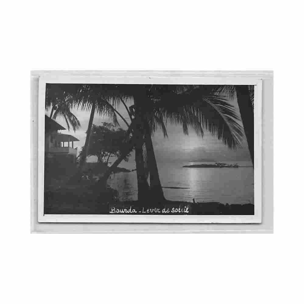 guyane bourda lever de soleil carte annee 1951 ed inconnu Vintage A4 Photo Print
