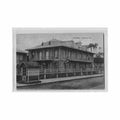 guyane cayenne hotel de ville ed bruere dawson Vintage A4 Photo Print