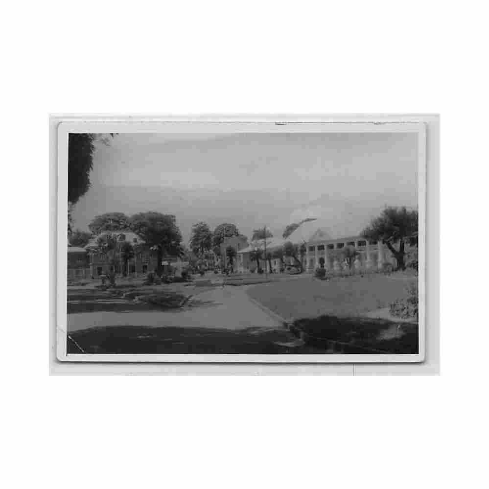 guyane cayenne la place des palmistes carte ed inconnu Vintage A4 Photo Print