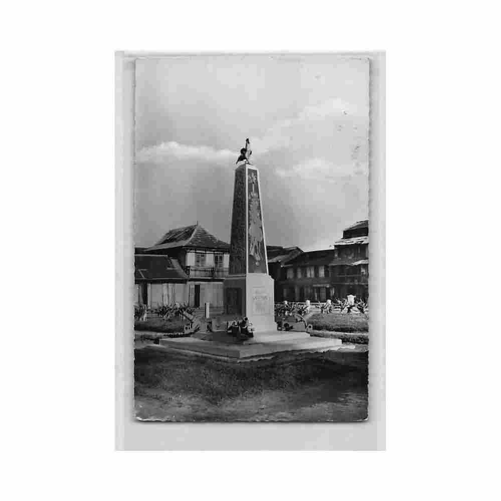 guyane cayenne le monument aux morts ed tiburce Vintage A4 Photo Print
