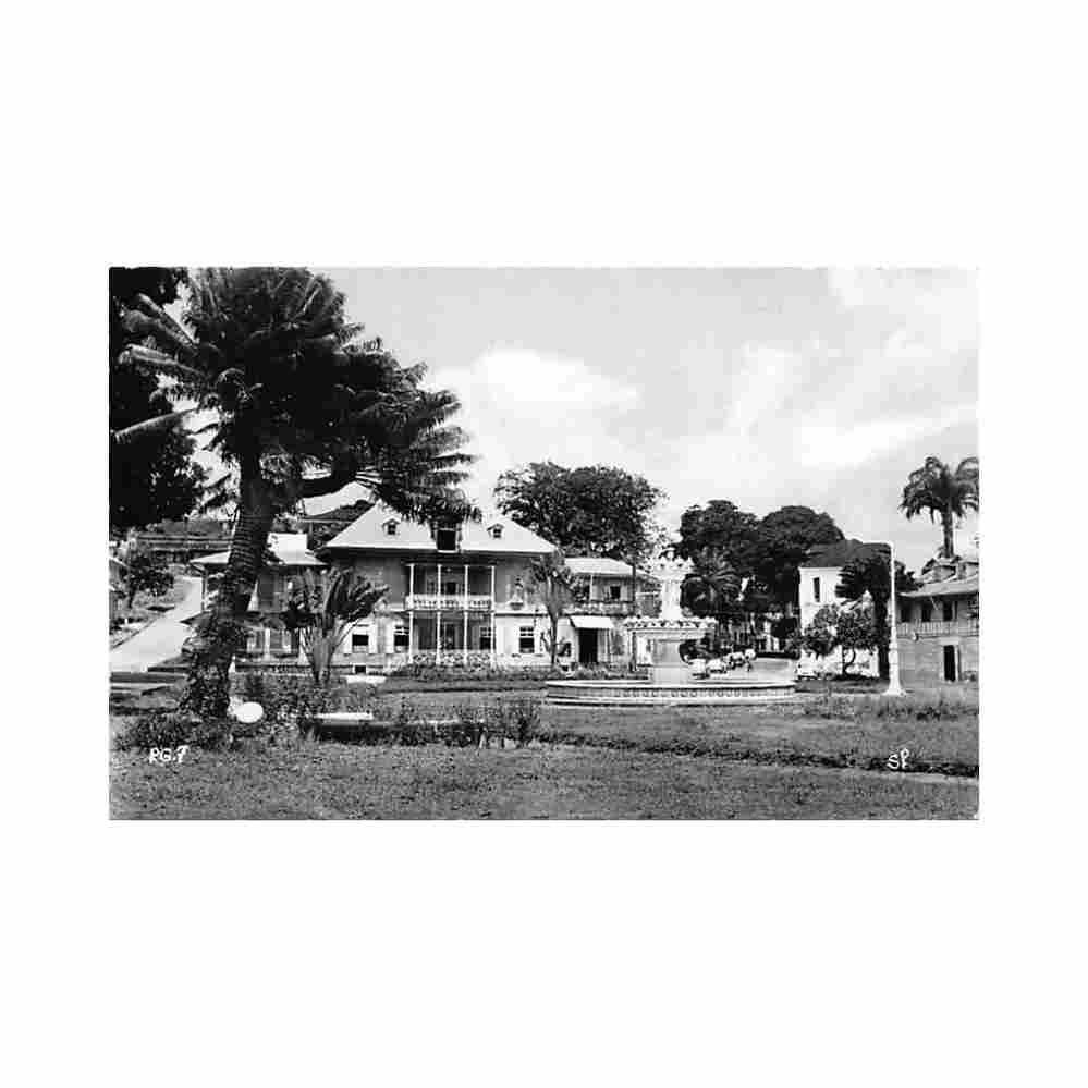 guyane cayenne place de grenoble ed libr laguerre 045 Vintage A4 Photo Print