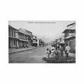 guyane cayenne rue de la liberte prise du boulevard jubelin ed hudon Vintage A4 Photo Print