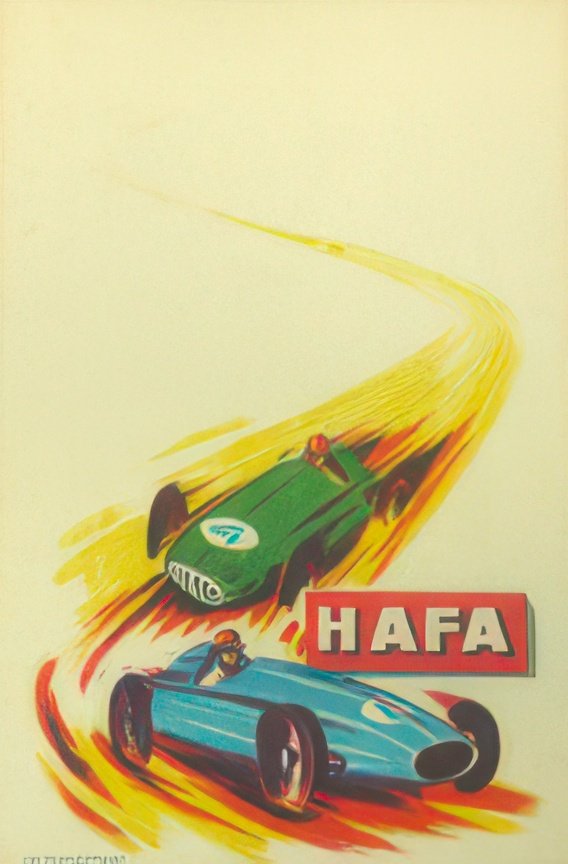 hafa web Vintage Advert A4 Photo Print
