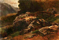 hagen schwarz stony landscape Art A4 Photo Print