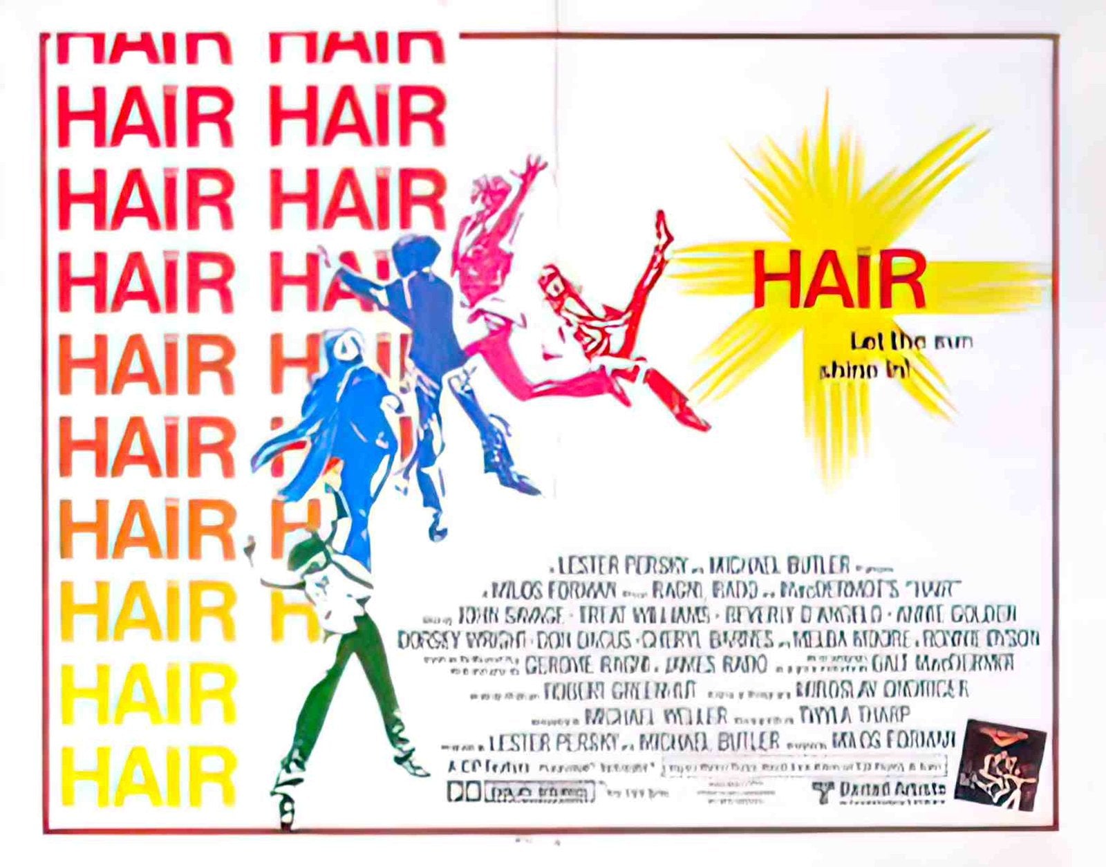 hair us hs Advert A4 Photo Print