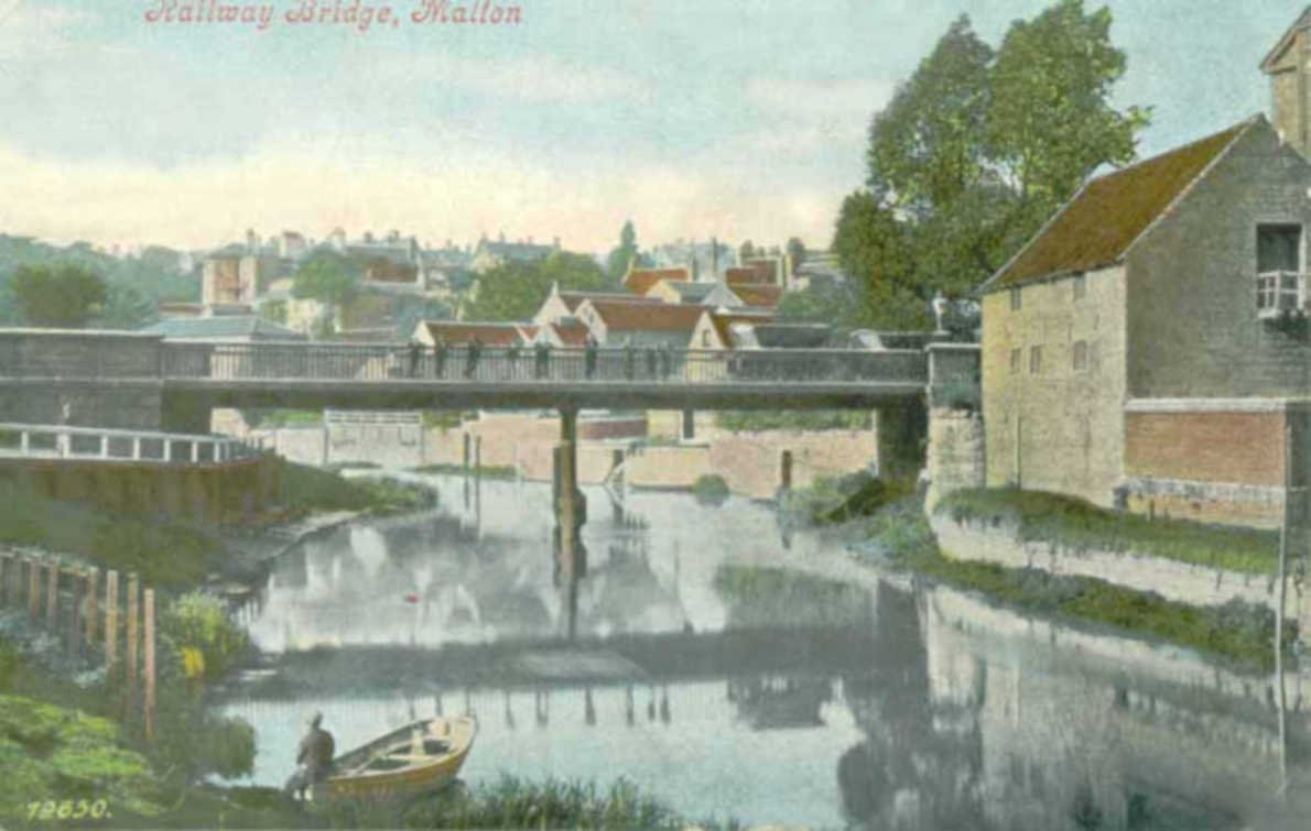 hallway bridge maltonVintage 1880s 1900s A4 Photo Print