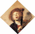 hals Boy Playing a Violin Art A4 Photo Print