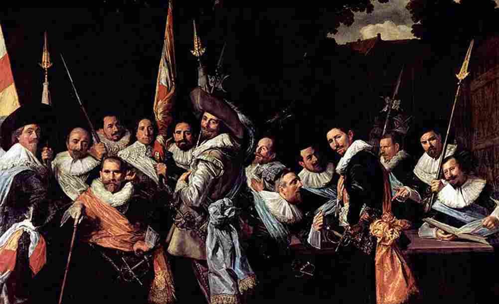 hals Meeting of the Officers of the Kloveniersschutterij in Haarlem main Art A4 Photo Print