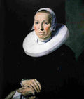 hals Portrait of a Woman Art A4 Photo Print