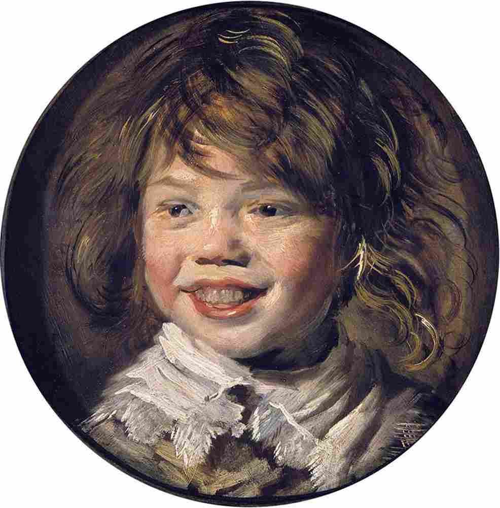 hals a Laughing boy Art A4 Photo Print