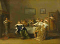 hals dirck elegant company in an interior 2 Art A4 Photo Print