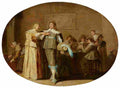 hals dirck interior scene Art A4 Photo Print