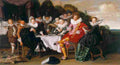 hals dirck merry company in a garden Art A4 Photo Print