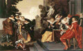 hals dirck music making company on a terrace Art A4 Photo Print
