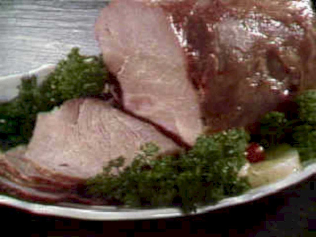 ham dinner slice1980s 1990s A4 Photo Print