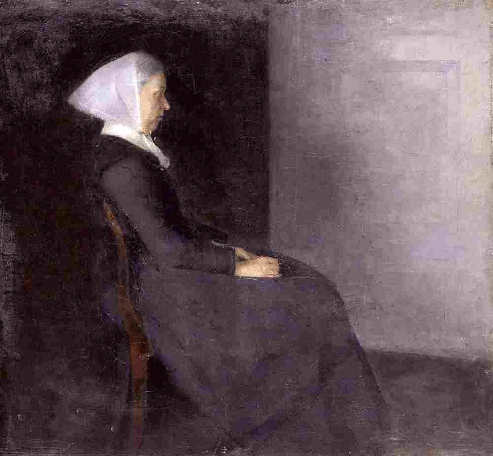 hammer Frederikke Amalie Hammershoi Art A4 Photo Print