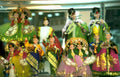 hanbok dolls display Vintage A4 Photo Print