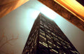 hancock center night Vintage A4 Photo Print