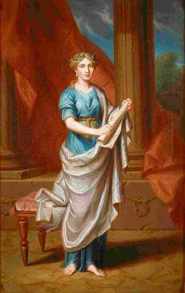 hand Calliope Muse of Epic Poetry Art A4 Photo Print