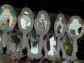 hanging mirrors garlands1980s 1990s A4 Photo Print