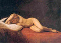 hans Hvilende Model Art A4 Photo Print