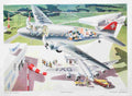hans erni avion de transport verkehrsflugzeug 1941 11 Advert A4 Photo Print