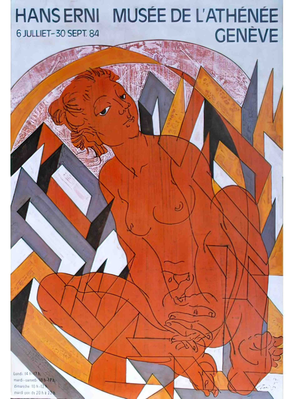 hans erni knie 1989 116 Advert A4 Photo Print