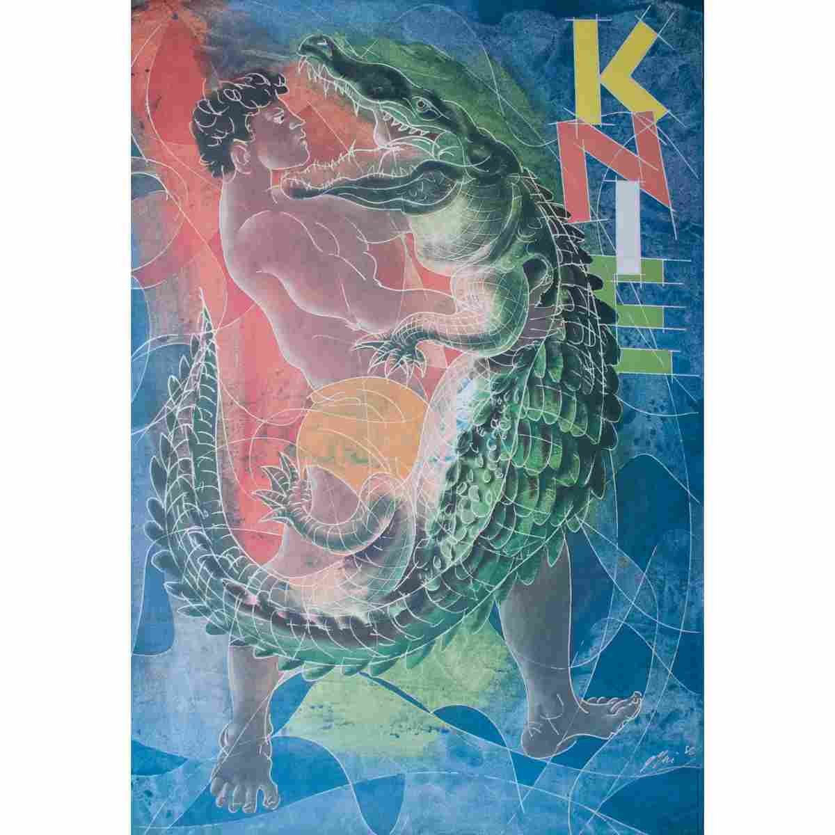 hans erni knie 1989 129 Advert A4 Photo Print