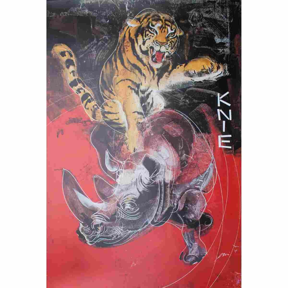 hans erni knie 1989 133 Advert A4 Photo Print