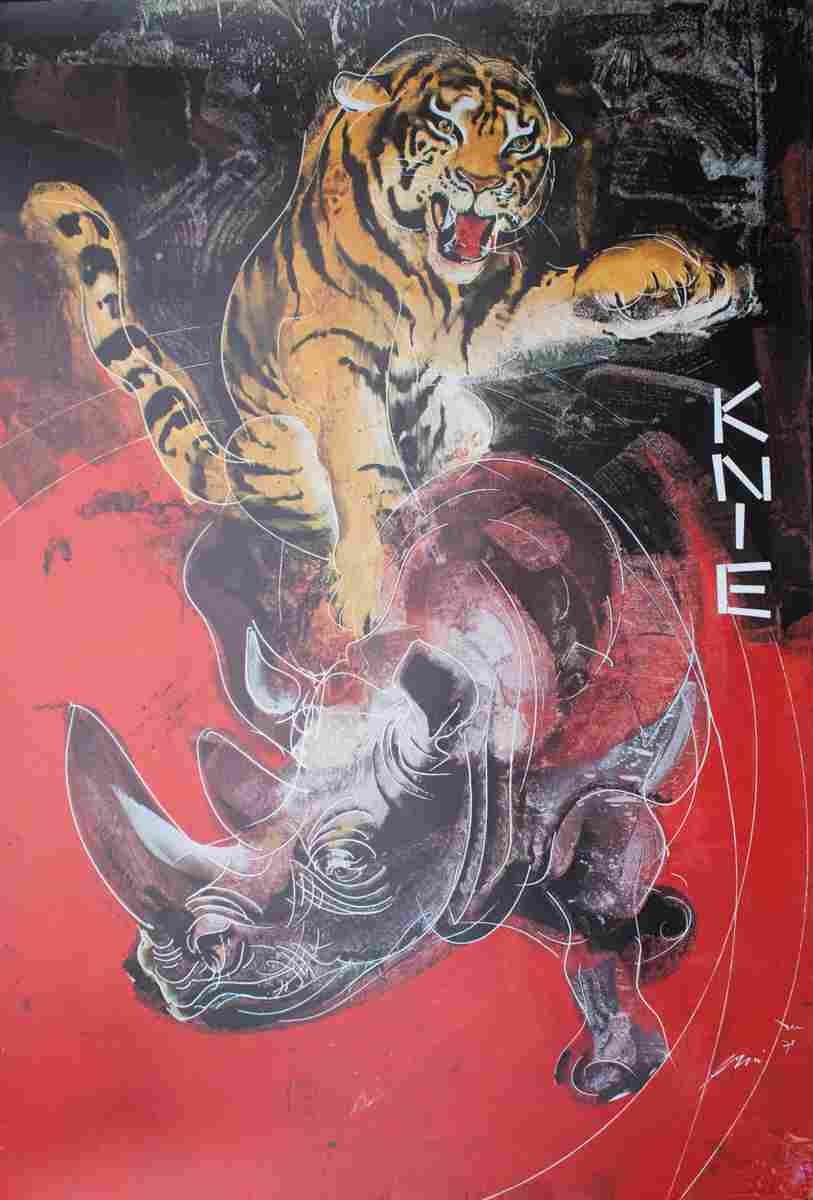 hans erni knie 1989 135 Advert A4 Photo Print