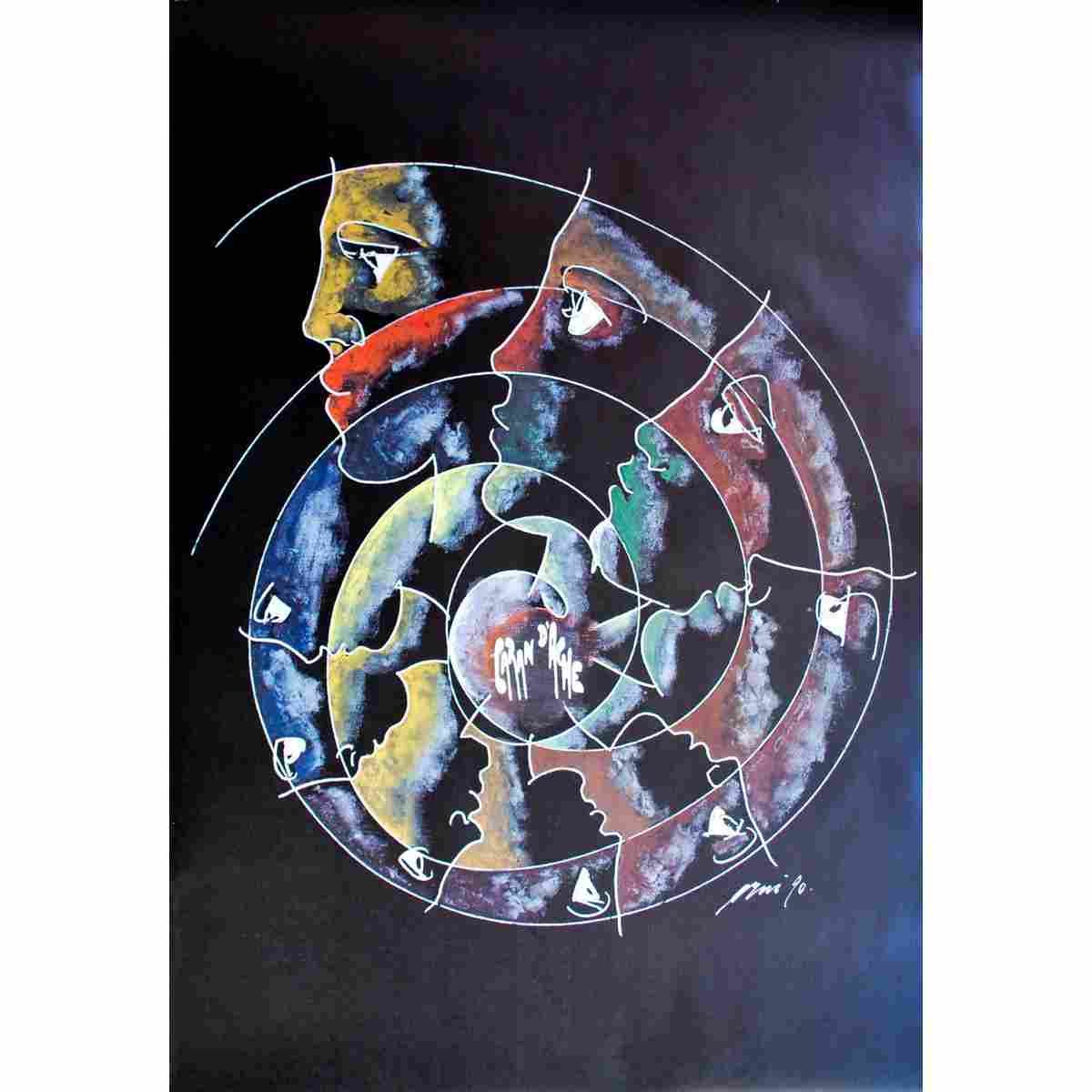 hans erni knie 1989 41 Advert A4 Photo Print