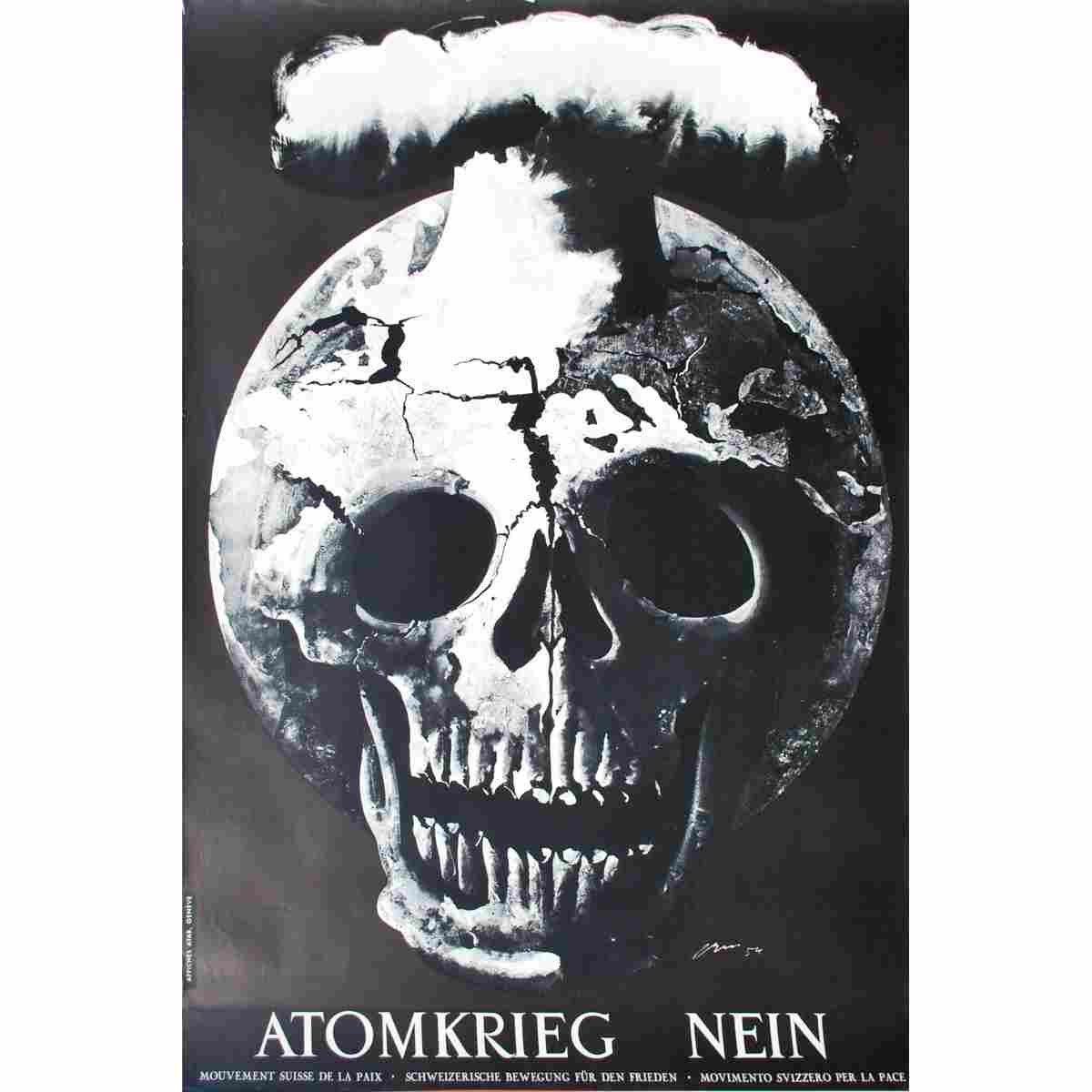 hans erni mensch mythos mask 1988 19 Advert A4 Photo Print