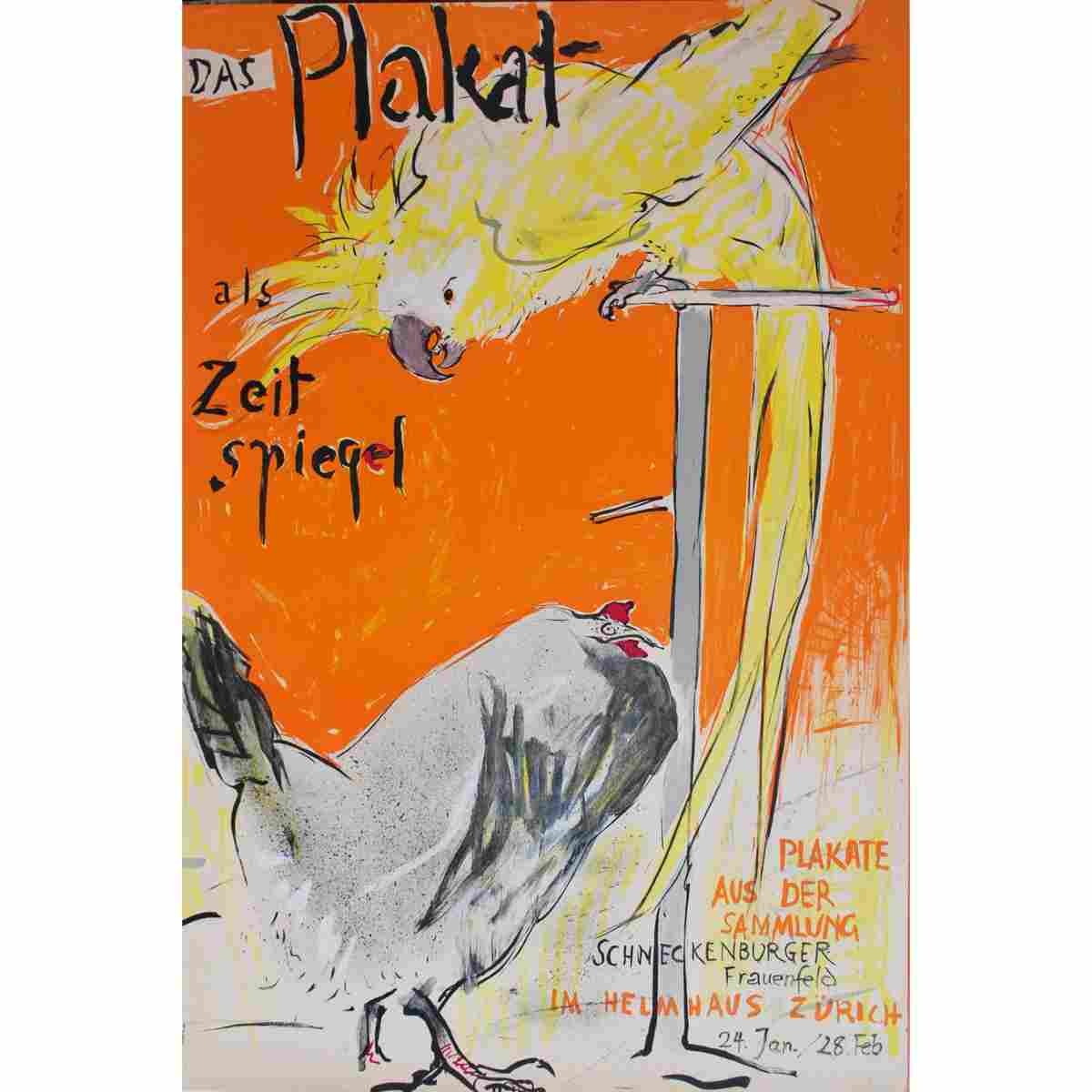 hans falk das plakat als zeitspiegel 1949 2 Advert A4 Photo Print