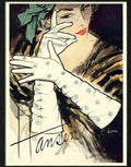 hansen gloves 1958 Advert A4 Photo Print