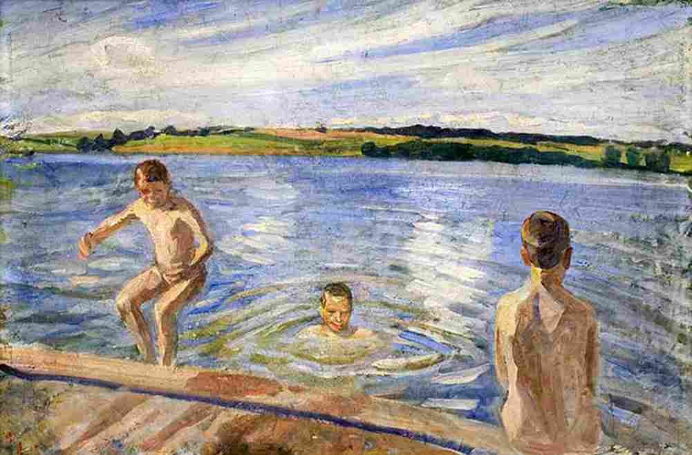 hansp Bathing Art A4 Photo Print