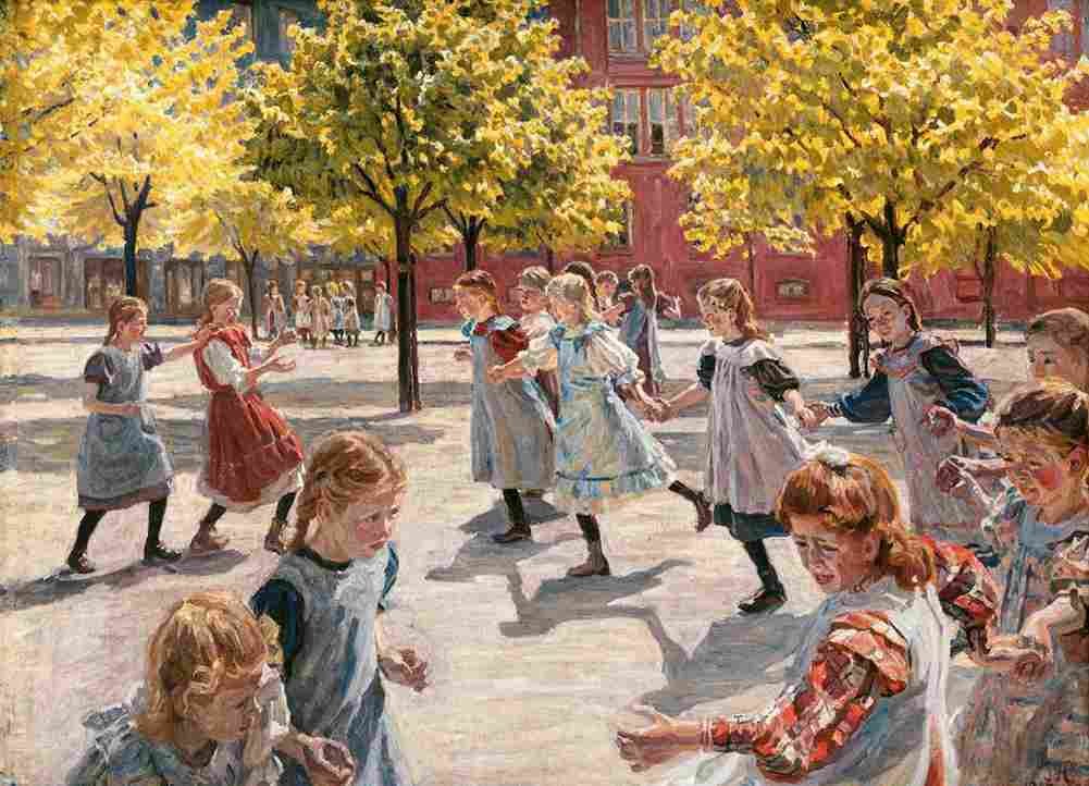 hansp Playful Children Art A4 Photo Print