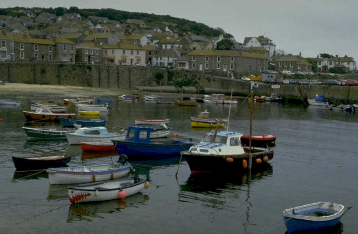 harbor boats coast 1980s 1990s A4 Photo Print
