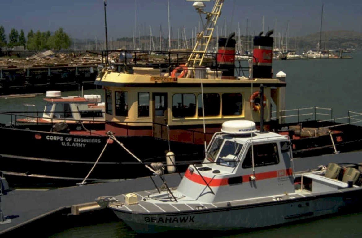 harbor boats vessels 1980s 1990s A4 Photo Print
