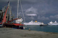 harbor cruise ships 1980s 1990s A4 Photo Print
