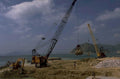 harbor dredging crawler 1980s 1990s A4 Photo Print