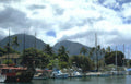 harbor sailboats mountains GIGA 2