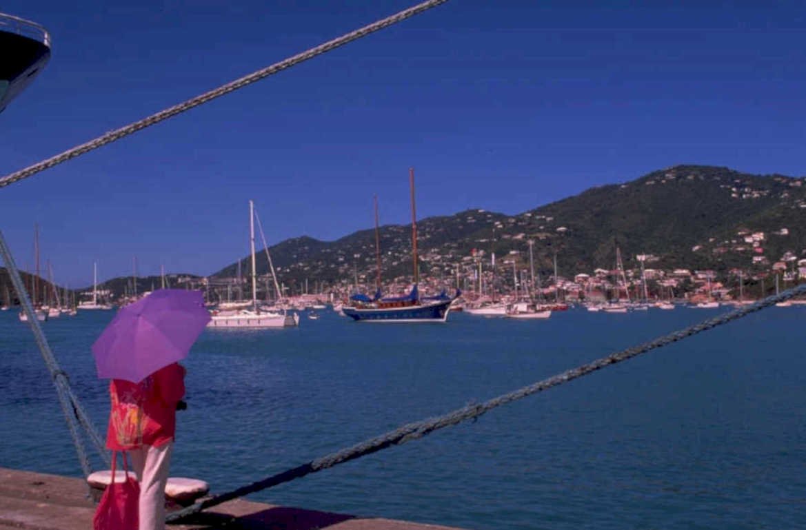 harbor yacht barts 1980s 1990s A4 Photo Print