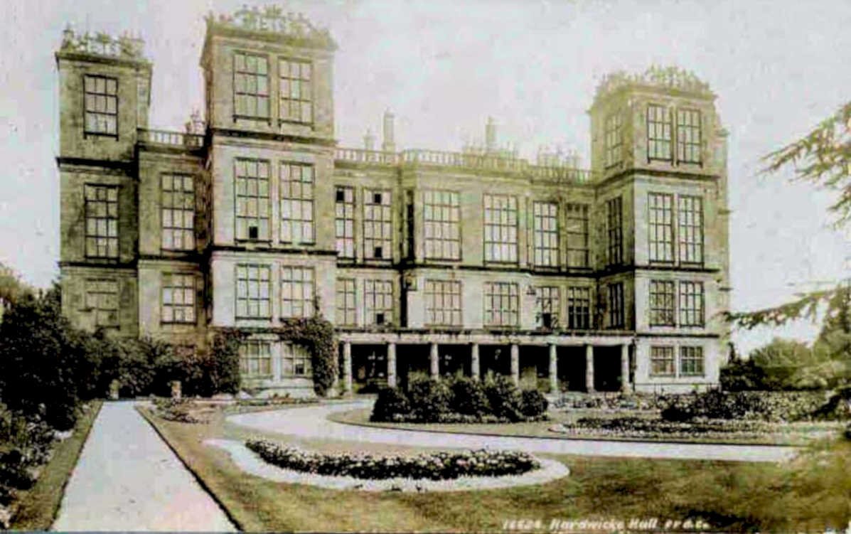 hardwick hall 18826Vintage 1880s 1900s A4 Photo Print